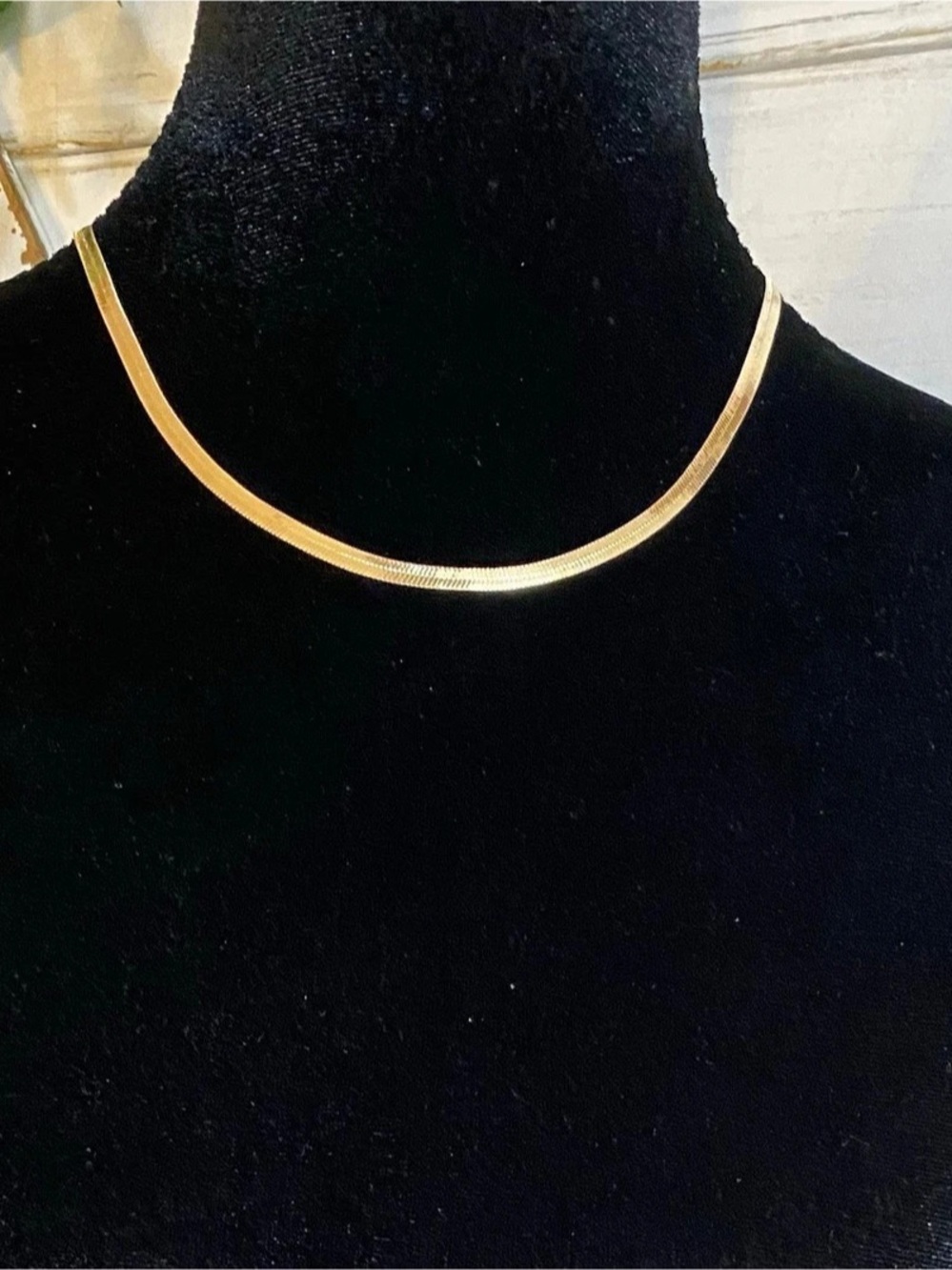 NWT Gold-Tone Textured Necklace